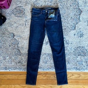 American Eagle Hi-Rise Jegging Super Stretchy 8 Long